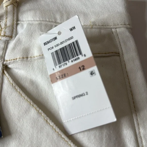 Democracy Absolution Skyrise Cargo Midi Skirt White Size 12 - Picture 10 of 13